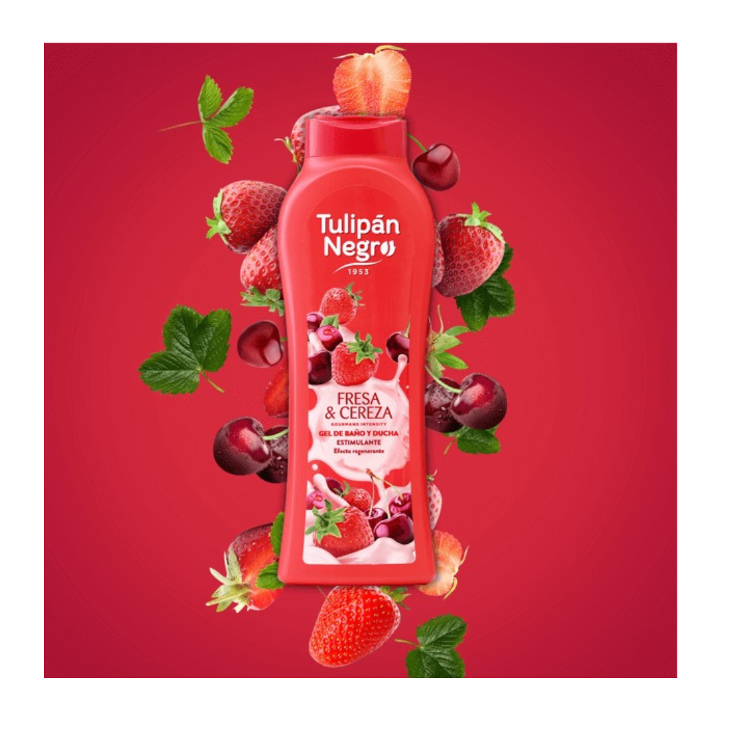 Gel tulipán - negro fresa y cereza - Imagen 2