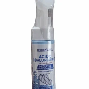 LIMPIADOR FACIAL EN MOUSSE DE ACIDO HIALURONICO Y CENTELLA ASIÁTICA -ESPUMA LIMPIADOR FACIAL CON CEPILLO