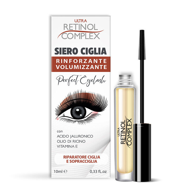Sérum Volumizador Fortaleciente para pestañas Ácido Hialurónico 10ML