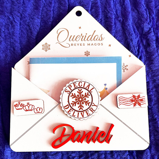 Sobre para la carta de los Reyes Magos
